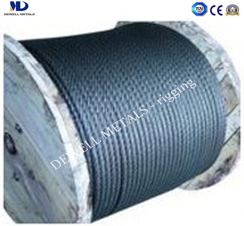 Art.15-10 STEEL WIRE ROPE(Ungalvanized and galvanized),CONSTRUCTION:8X7+FC;18x19+FC